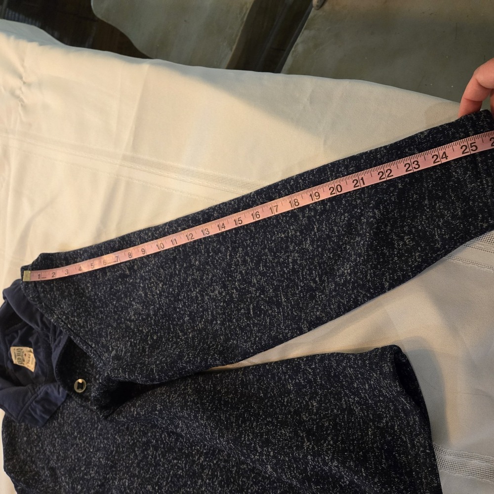 Red Head Men's Blue Pullover Sweater Fleece Quarter Button Polyester Size XL - Picture 5 of 6